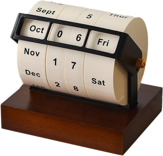 Perpetual Calendar Desk Ornament
