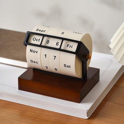 Perpetual Calendar Desk Ornament