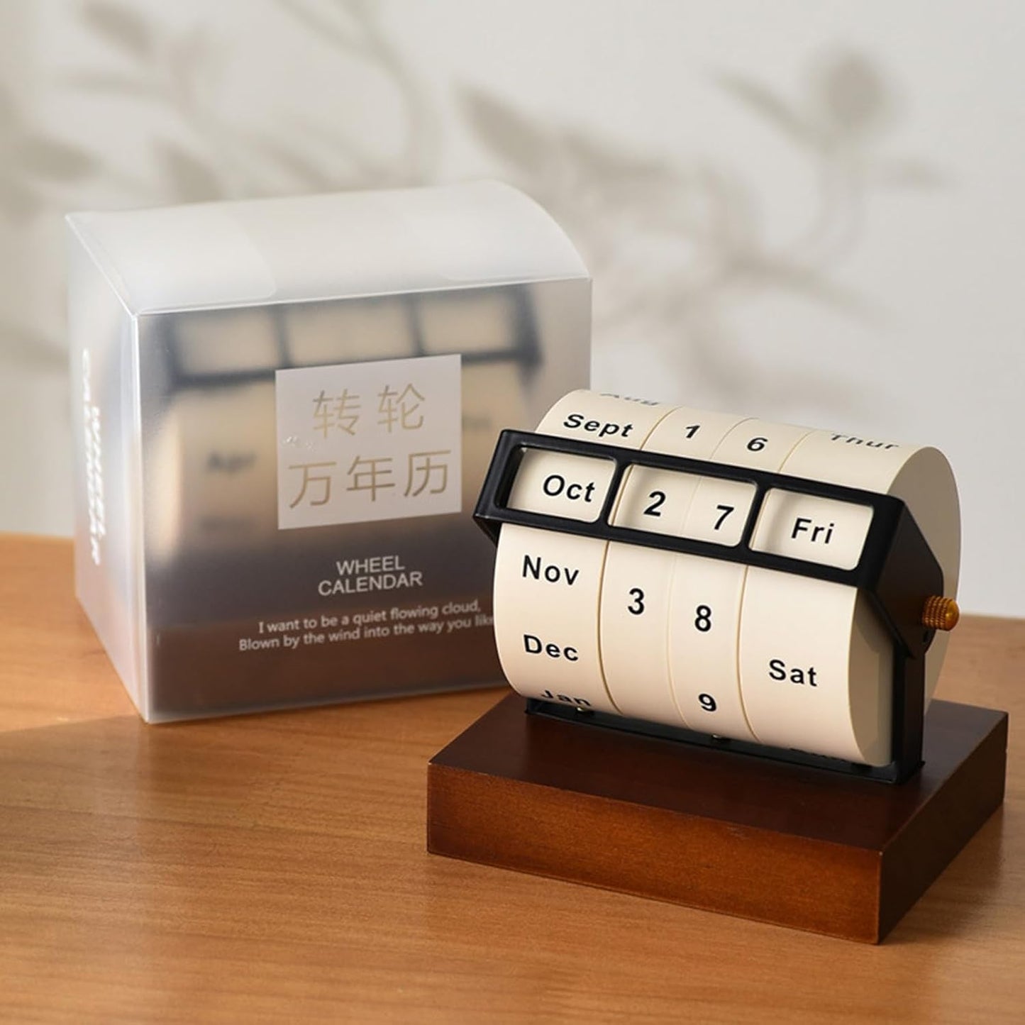 Perpetual Calendar Desk Ornament